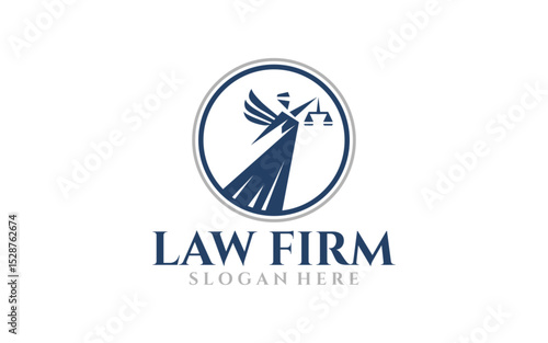 Free Download Law firm logo design vector illustration - GFXLoad