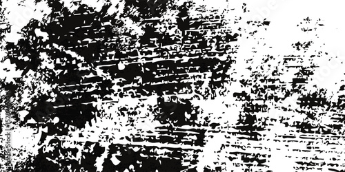 Wallpaper Mural Black and white grunge. Distress overlay texture. Abstract surface dust and rough dirty wall background concept. Worn, torn, weathered modern grunge Torontodigital.ca