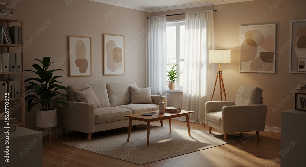 Fototapeta premium modern living room