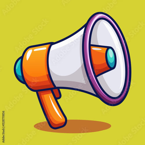 vector illustration of megaphone