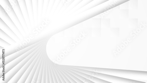 Abstract modern line and light background. White and grey geometric pattern texture. vector art illustration