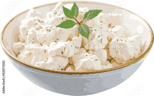 cottage cheese with sour cream