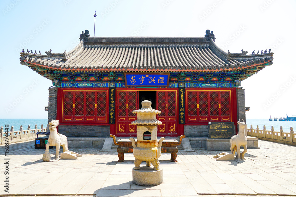 Obraz premium Old Dragon Head of Shanhaiguan, Qinhuangdao, Hebei