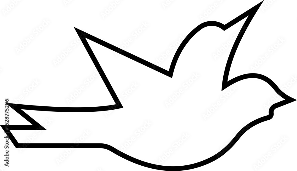 Obraz premium Birds icon, Flying birds, animals, black silhouette, monochrome bird logo, abstract sticker on house wall or glass, Printable, protect birds from impact vector symbols, template designs art elements