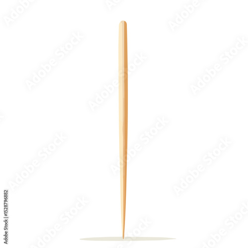 2D flat Toothpick illustration vector, isolated on a white background.