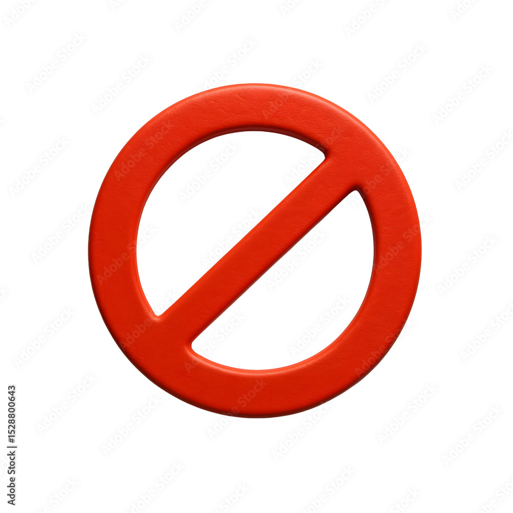 Prohibition Sign No Entry, Transparent Background Prohibition Sign No Entry, Transparent Background