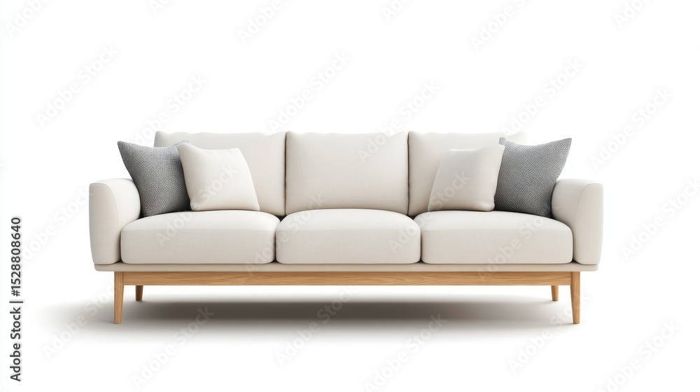 Modern cream colored couch Modern cream colored couch