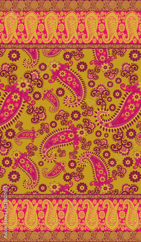 elegant paisley pattern for wallpaper background and textile beautiful paisley originated in persia and paisley is popular in Iran india scotland this paisley design is good for dress shawl scarf rida