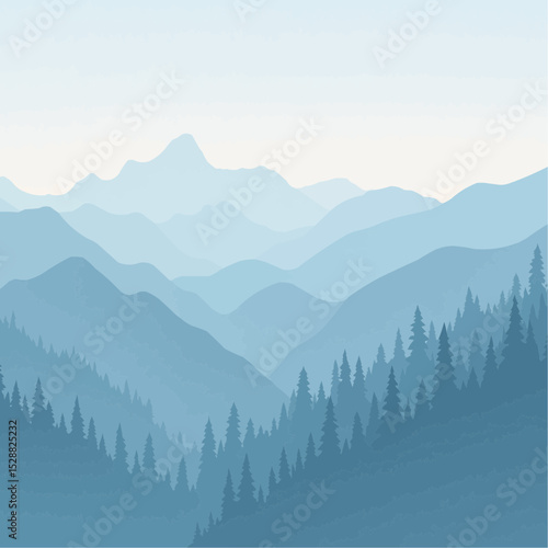 Wonderful morning in the blue mountains