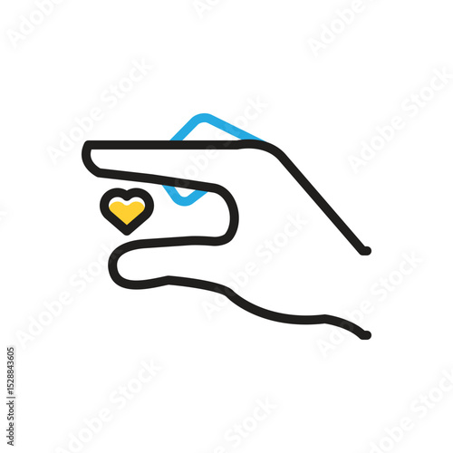 Multi color icon for tiny