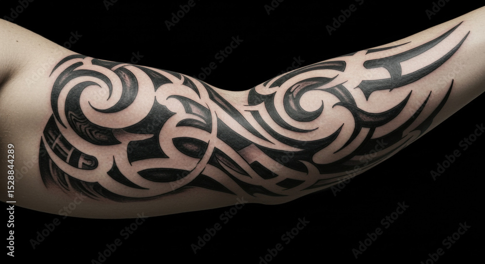 Sleeve tribal tattoo design Sleeve tribal tattoo design