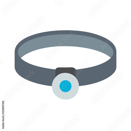 Zoology Tracking Collar Transparent Background