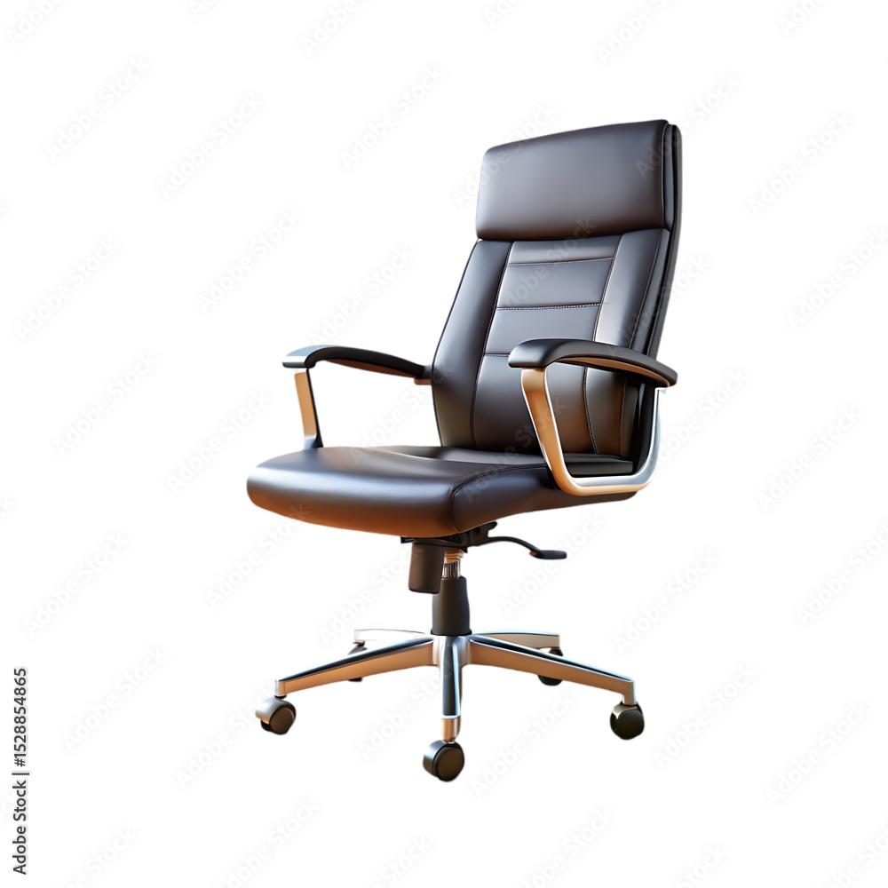 Executive Leather Office Chair: Modern Design, Ergonomic Comfort Executive Leather Office Chair: Modern Design, Ergonomic Comfort