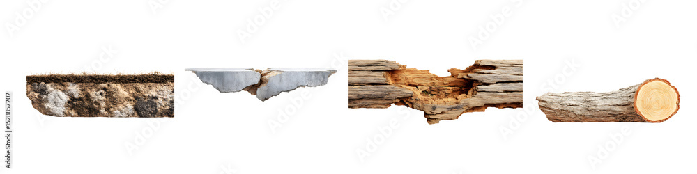 Weathered and textured wood grain Weathered and textured wood grain