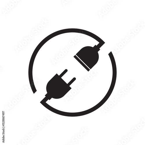 Electrical plug icon