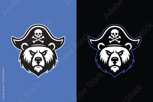 pirate bear logo esport