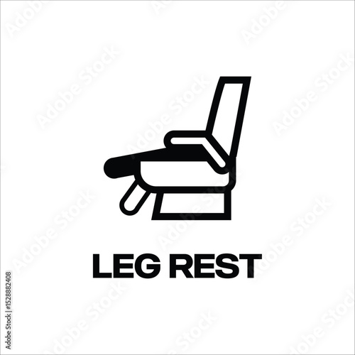 leg rest icon
