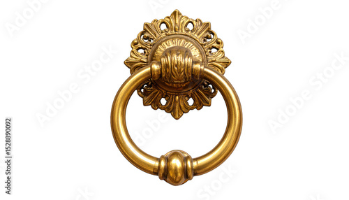 Gold door knocker
