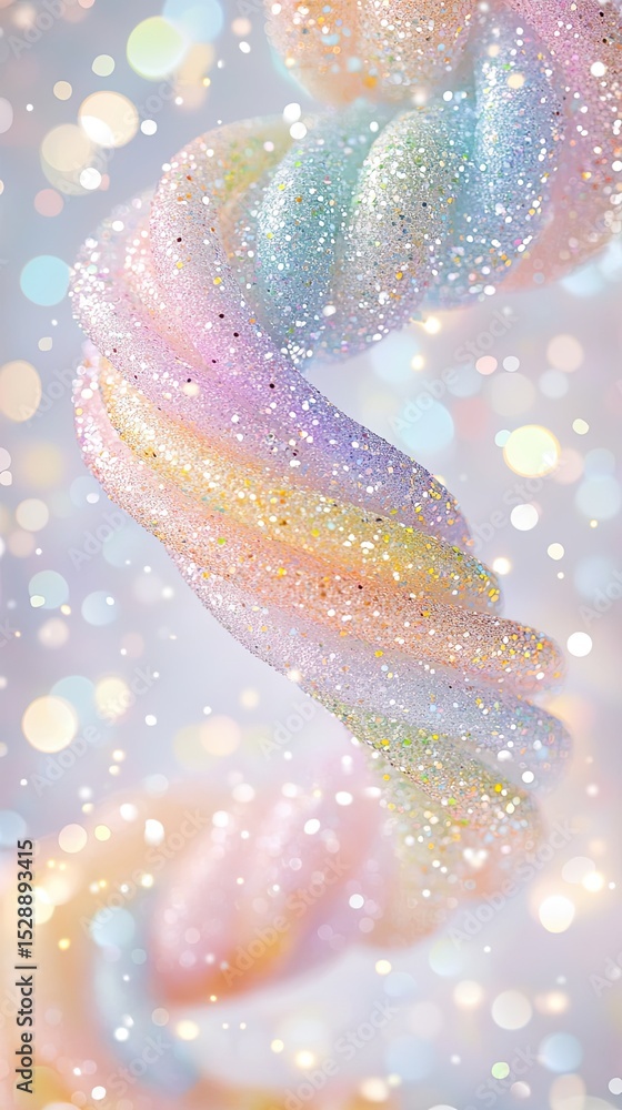 A colorful, shimmering swirl of pastel hues. A colorful, shimmering swirl of pastel hues.