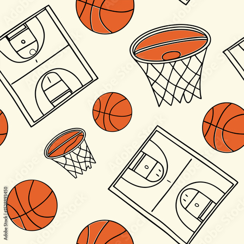 basket ball vector