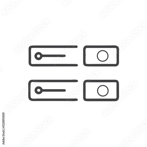 User Interface Elements Icon for App Design, Website Development, and UX/UI Projects