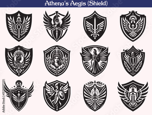 Athena's Aegis (Shield) vector set

