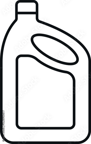 Bleach icon. Detergent laundry symbol.