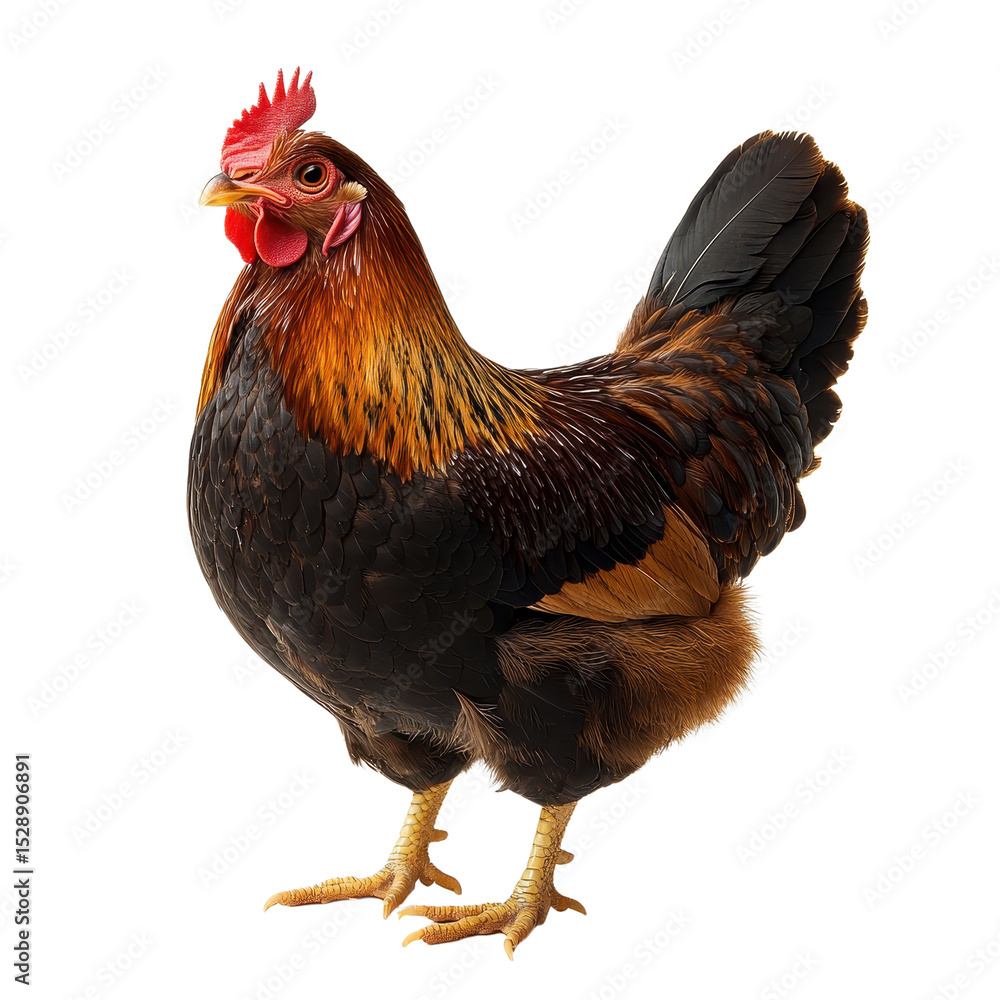 Fototapeta premium Huchen isolated on transparent background.