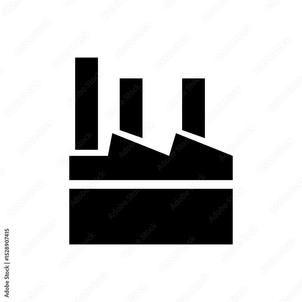 Industrial factories vector icons. Factory icon illustration. Industry power, chemical manufacturing building warehouse nuclear energy plant. Industrial factories vector icons. Factory icon illustration. Industry power, chemical manufacturing building warehouse nuclear energy plant.