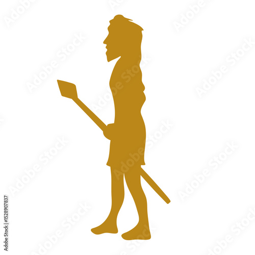 Hand drawn human evolution illustration 
