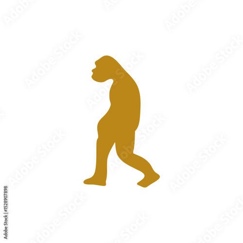 Hand drawn human evolution illustration 