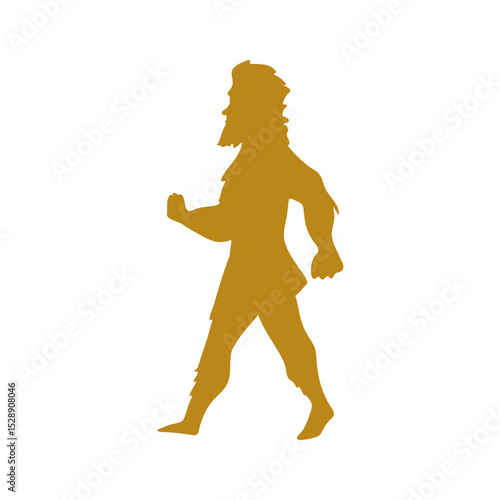 Hand drawn human evolution illustration 