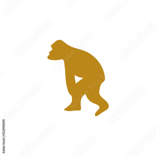 Hand drawn human evolution illustration 