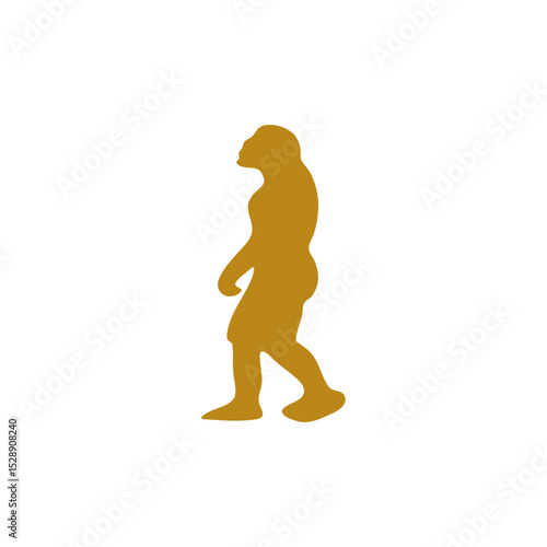 Hand drawn human evolution illustration 