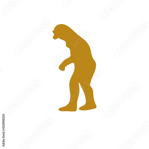 Hand drawn human evolution illustration 