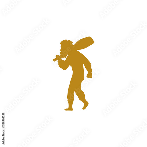 Hand drawn human evolution illustration 