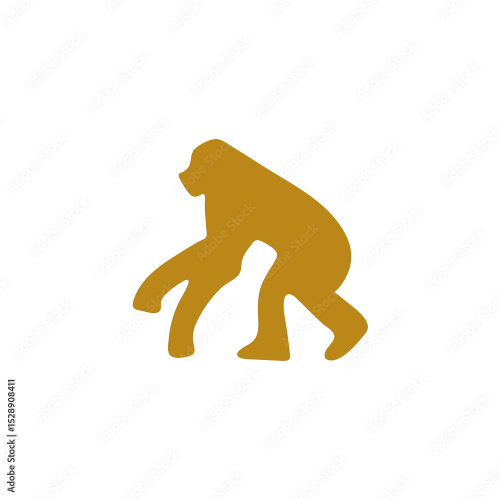 Obraz premium Hand drawn human evolution illustration 