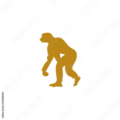 Hand drawn human evolution illustration 