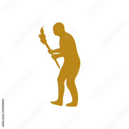 Hand drawn human evolution illustration 