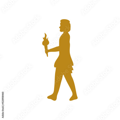 Hand drawn human evolution illustration 