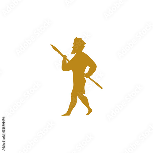 Hand drawn human evolution illustration 