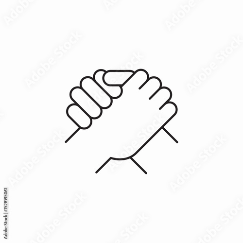 strength team icon sign vector