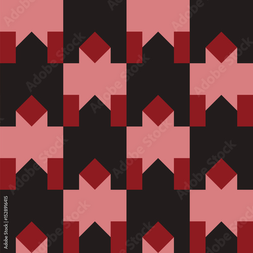 Abstract geometric seamless...