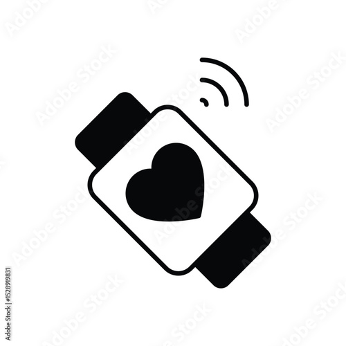 Fitness Tracker Icon vector stock illustration