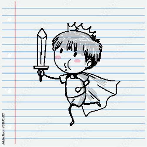 Childlike Imagination: Knight in Action