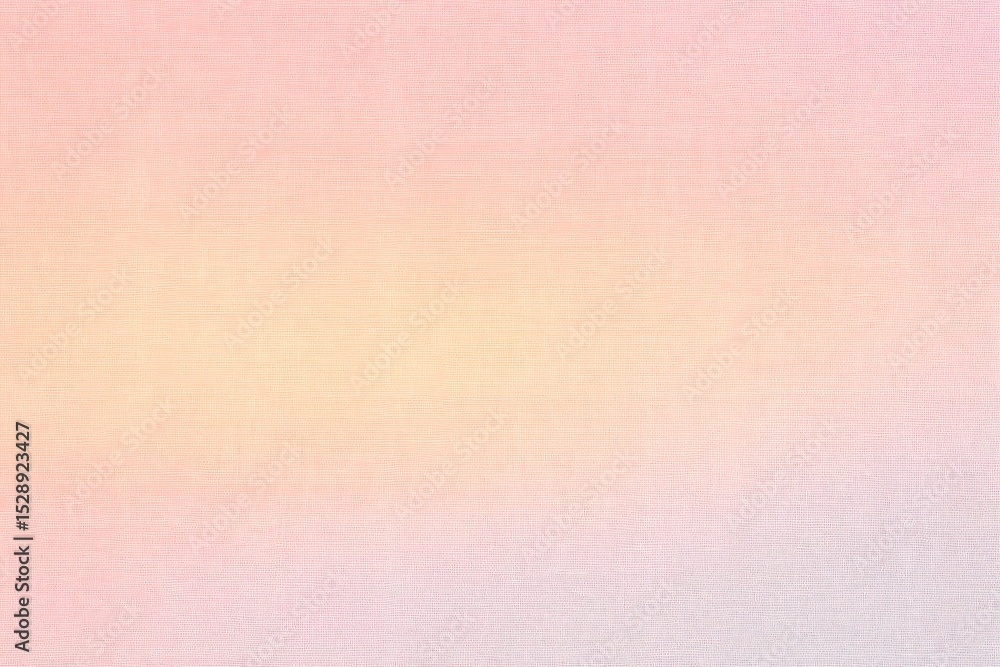 Fototapeta premium Soft pastel gradient with a textured, linen - like appearance, creating a gentle, rustic visual ideal for minimalist and cozy design projects.