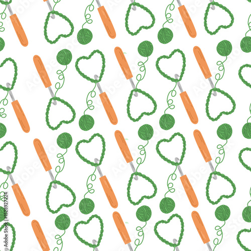 Knitting vector pattern. Vector texture seamless pattern.  Vector seamless background