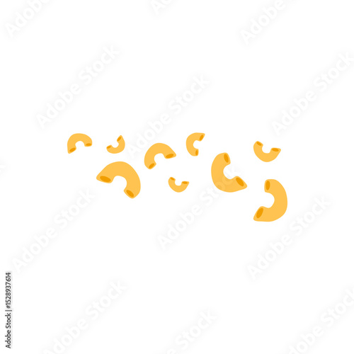 Italian macaroni pasta vector illustration 