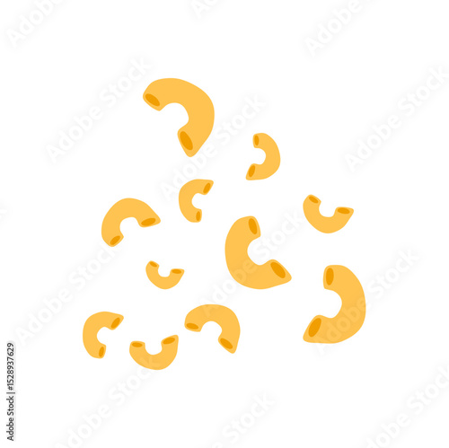 Italian macaroni pasta vector illustration 