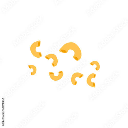 Italian macaroni pasta vector illustration 